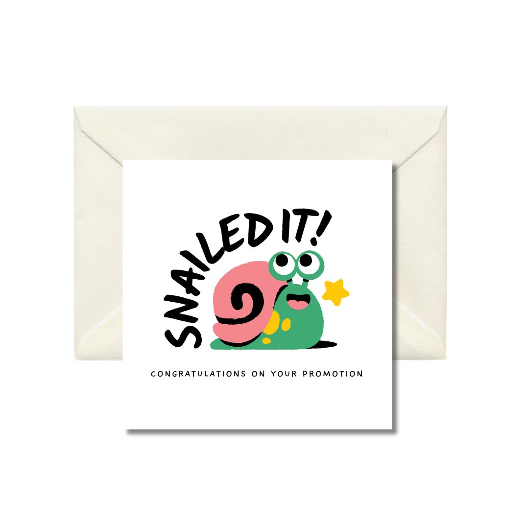 Snail It Congratulations Card
