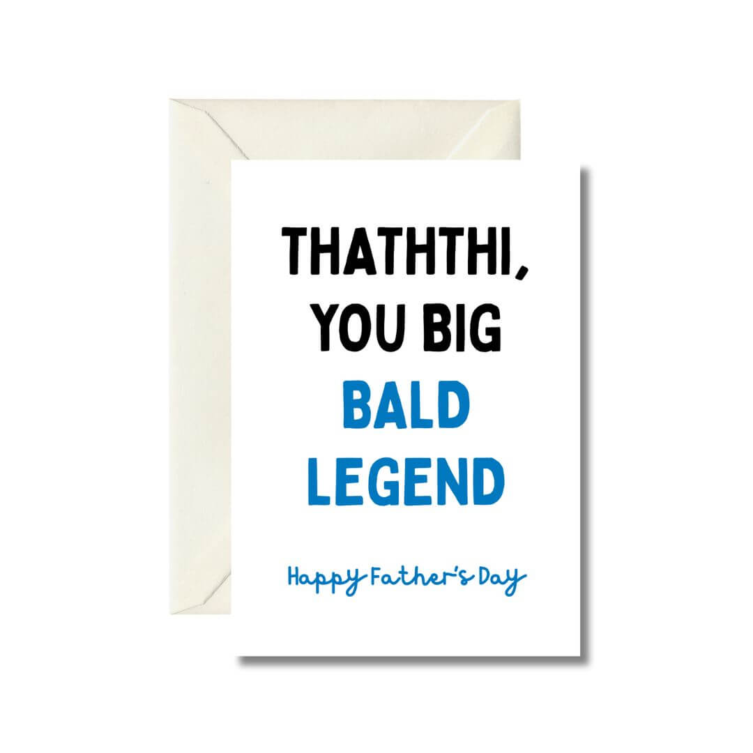 Father's Day Greeting Card for Bald Dads