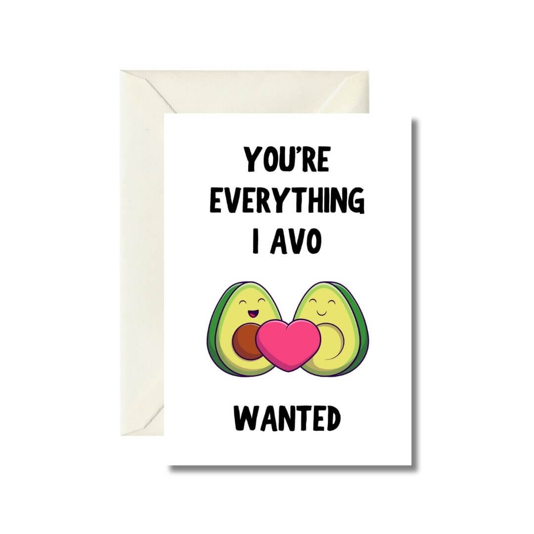 Avocado Love Greeting Card