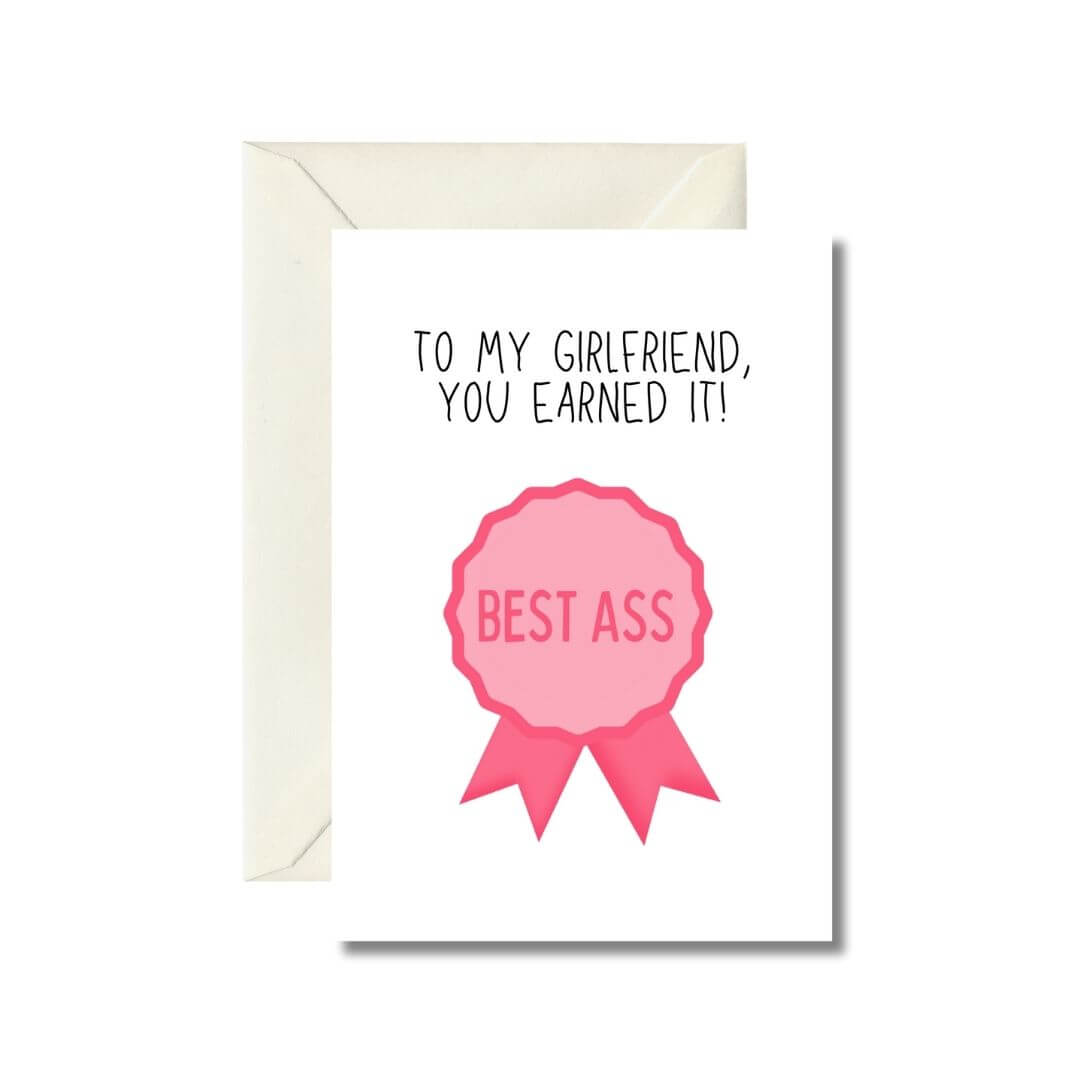 Humorous Girlfriend Appreciation Card