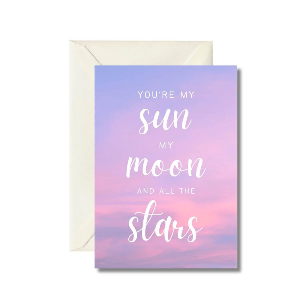Romantic Sky Greeting Card