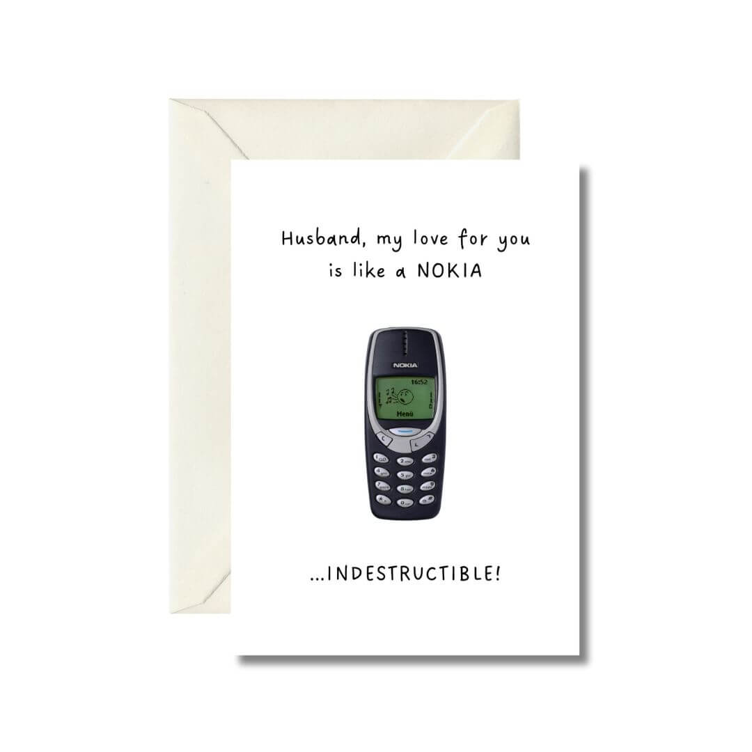 Indestructible Love - Nokia Themed Greeting Card