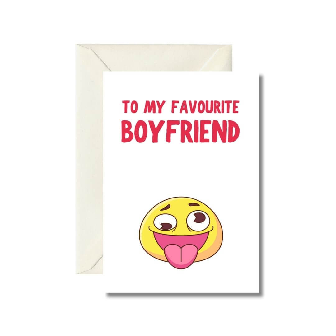 Favourite Boyfriend Greeting Card