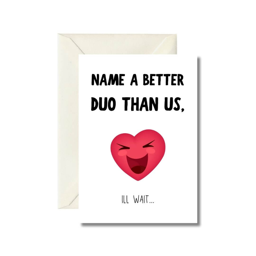Name a Better Duo Greeting Card