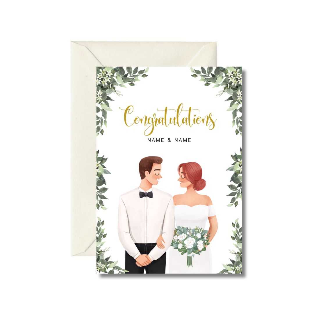 Wedding Congratulations Greeting Card