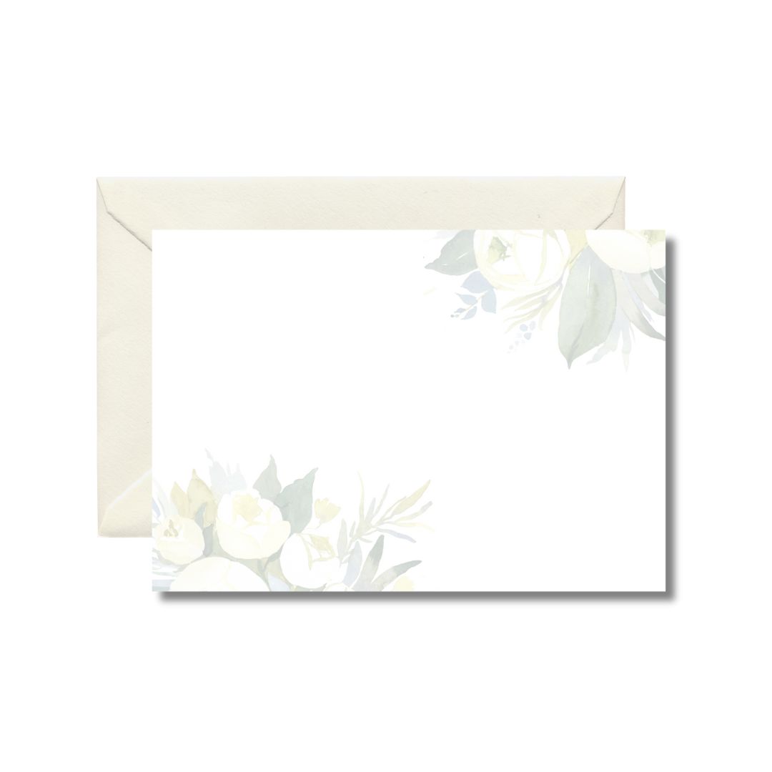 Congratulations Floral Wedding Greeting Card – Image 1