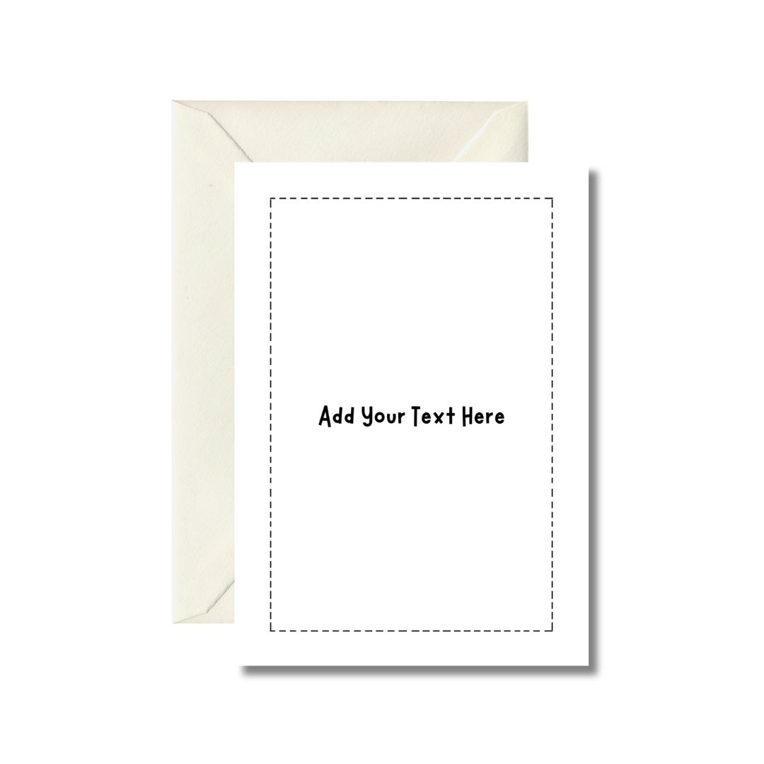 A4 Custom Greeting Card – Image 1