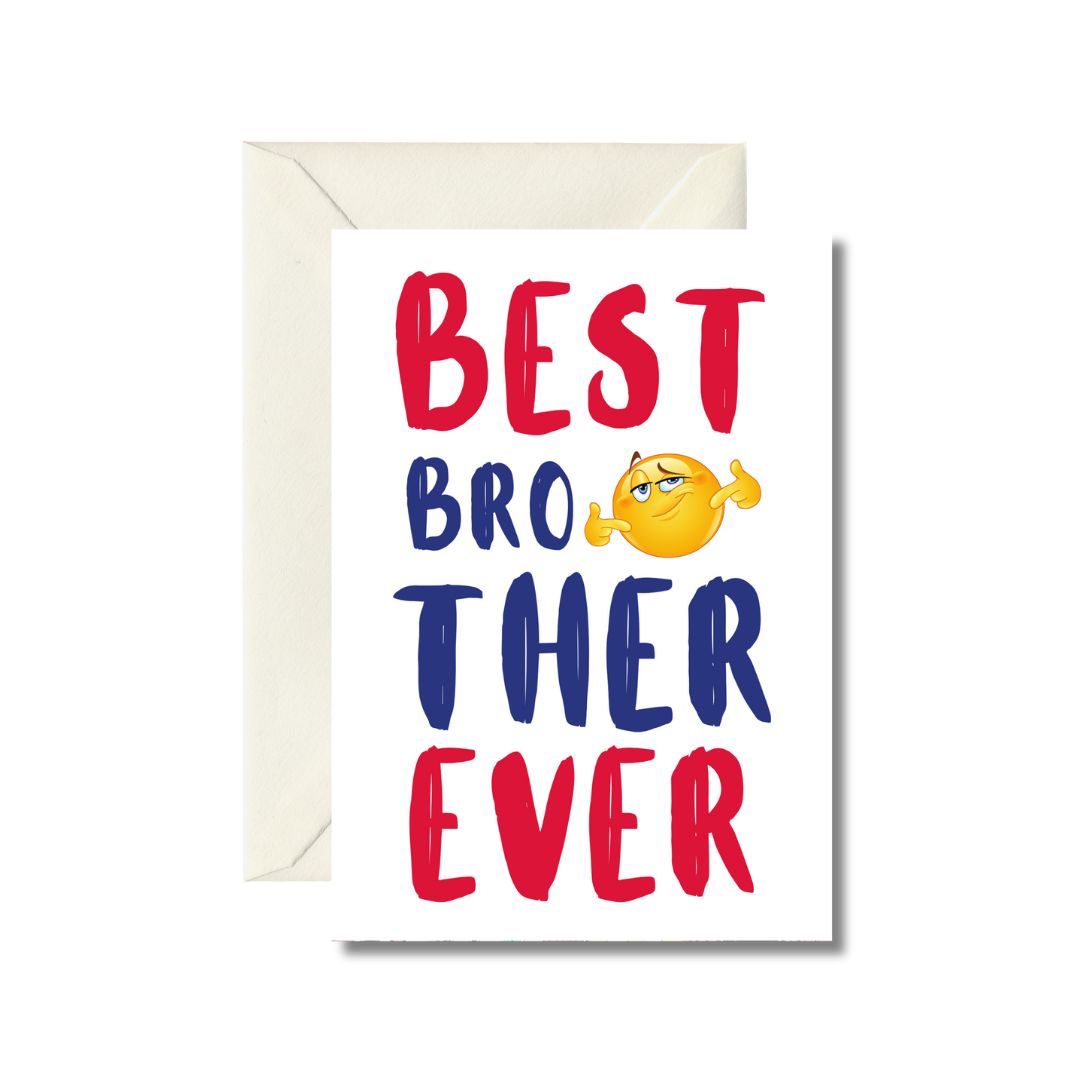 Best Brother Ever Greeting Card