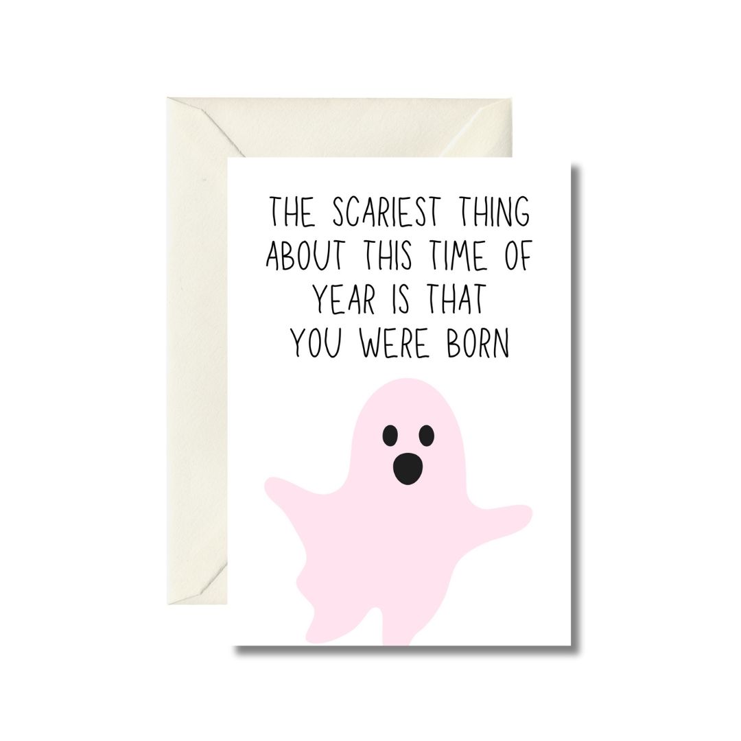 Ghost Birthday Card