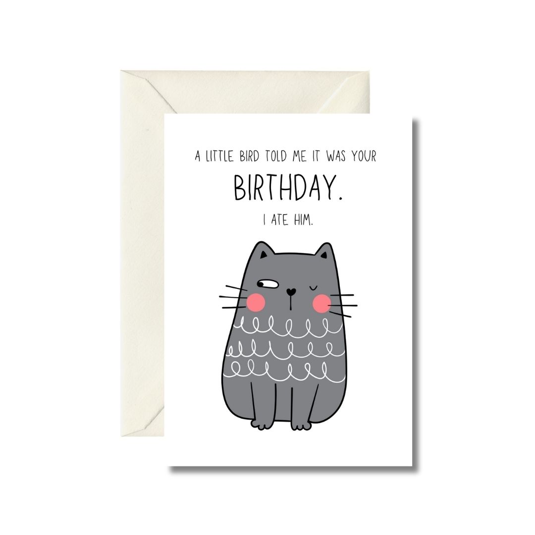 Cat Birthday Card