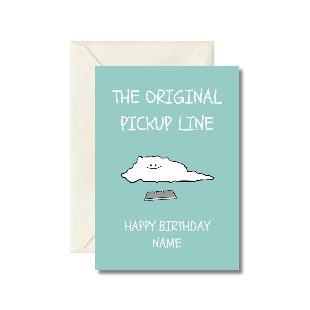 The Original Pickup Line Birthday Card