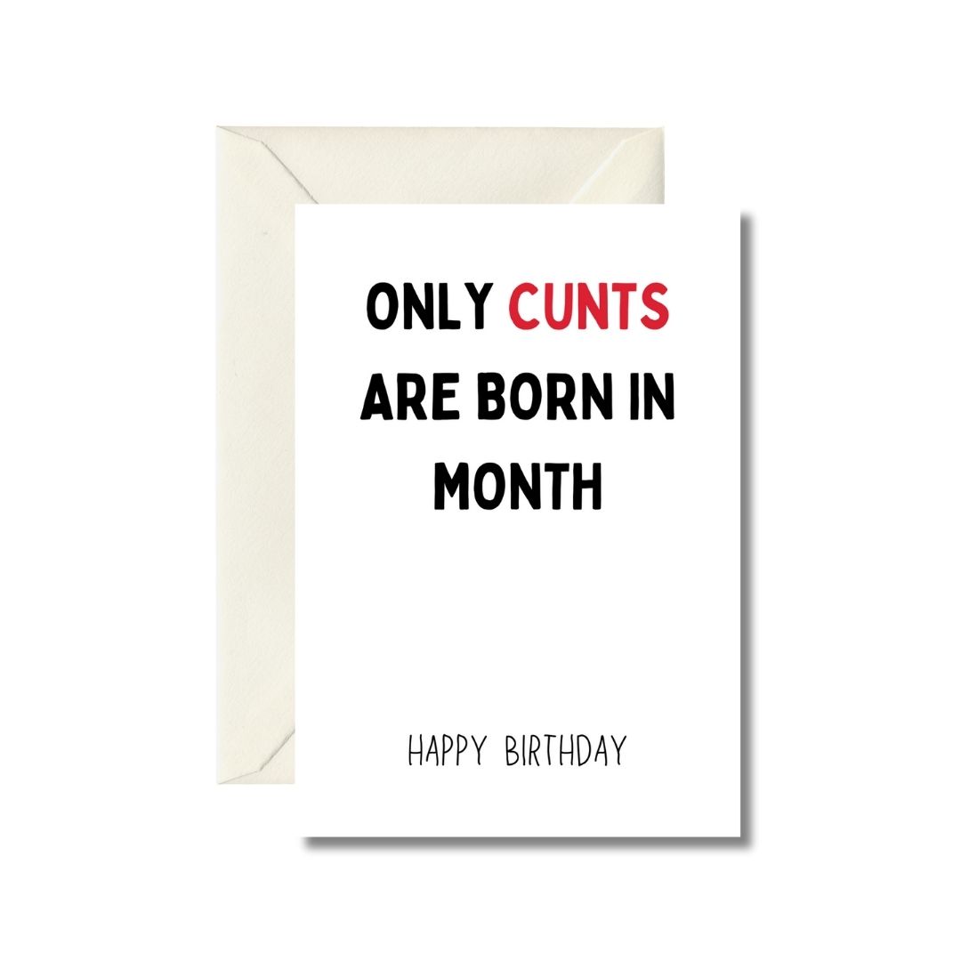 Humorous Birthday Greeting Card