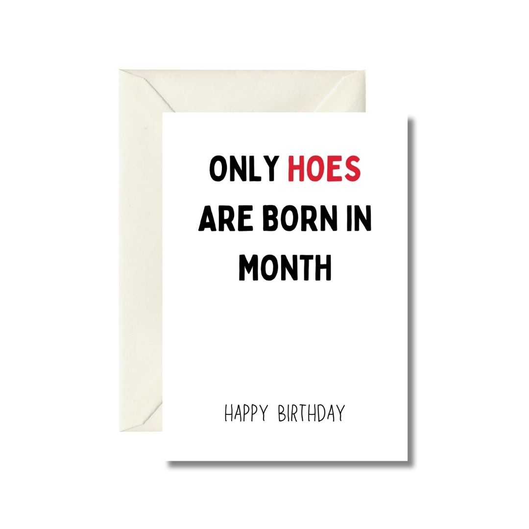 Humorous Birthday Greeting Card