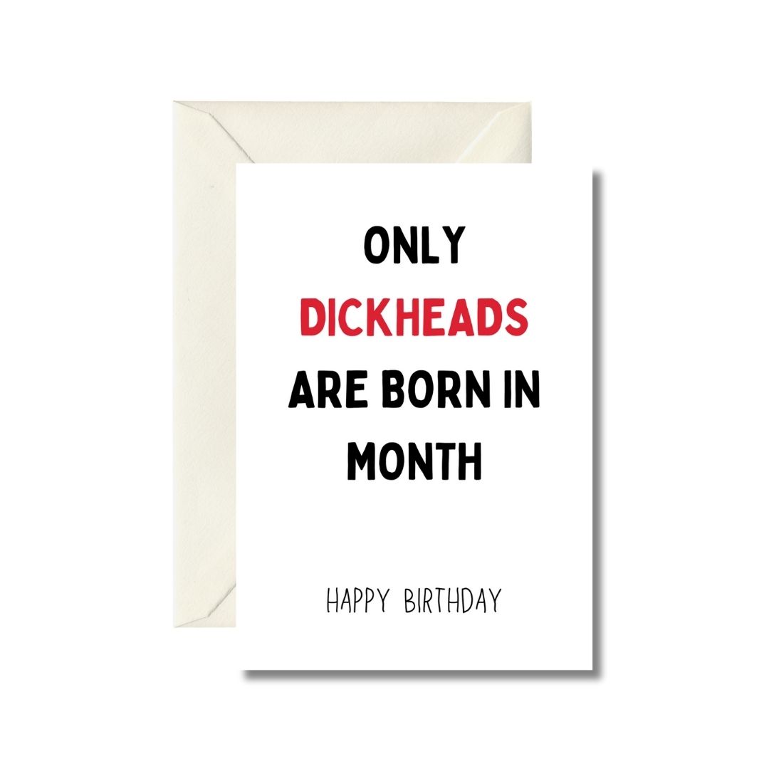 Humorous Birthday Greeting Card