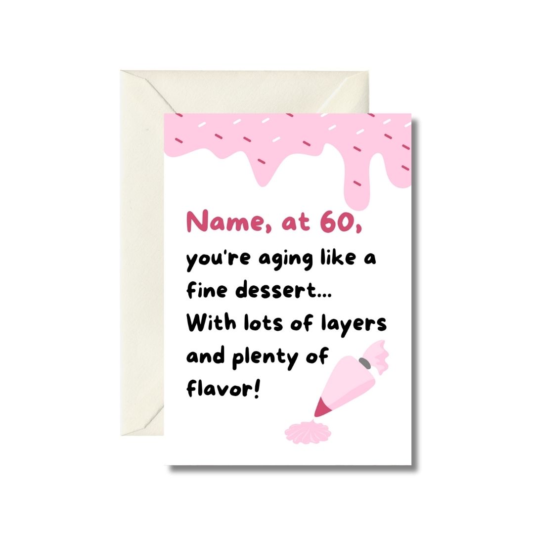 60th Birthday Greeting Card