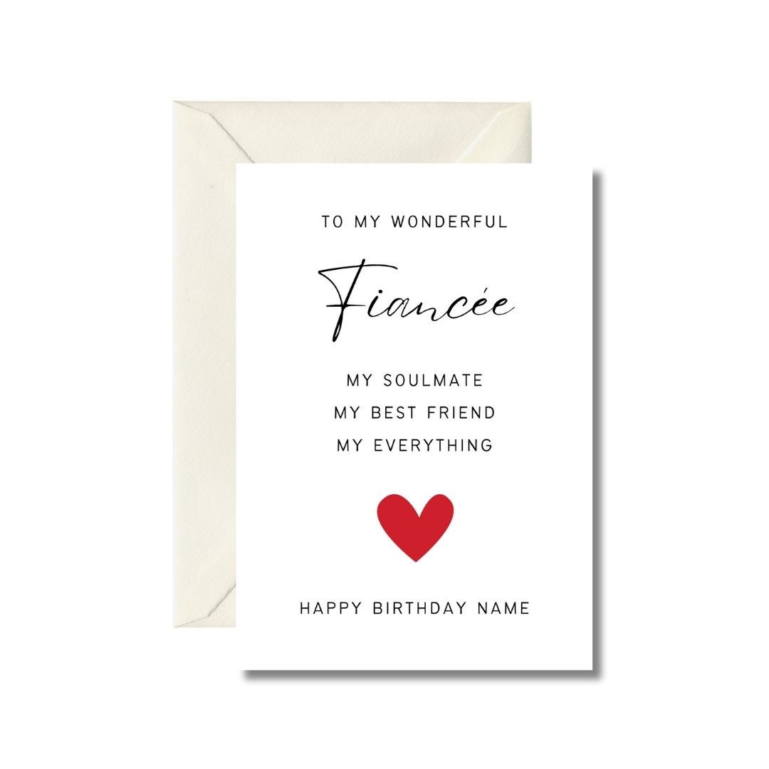 Birthday Card for Fiancée