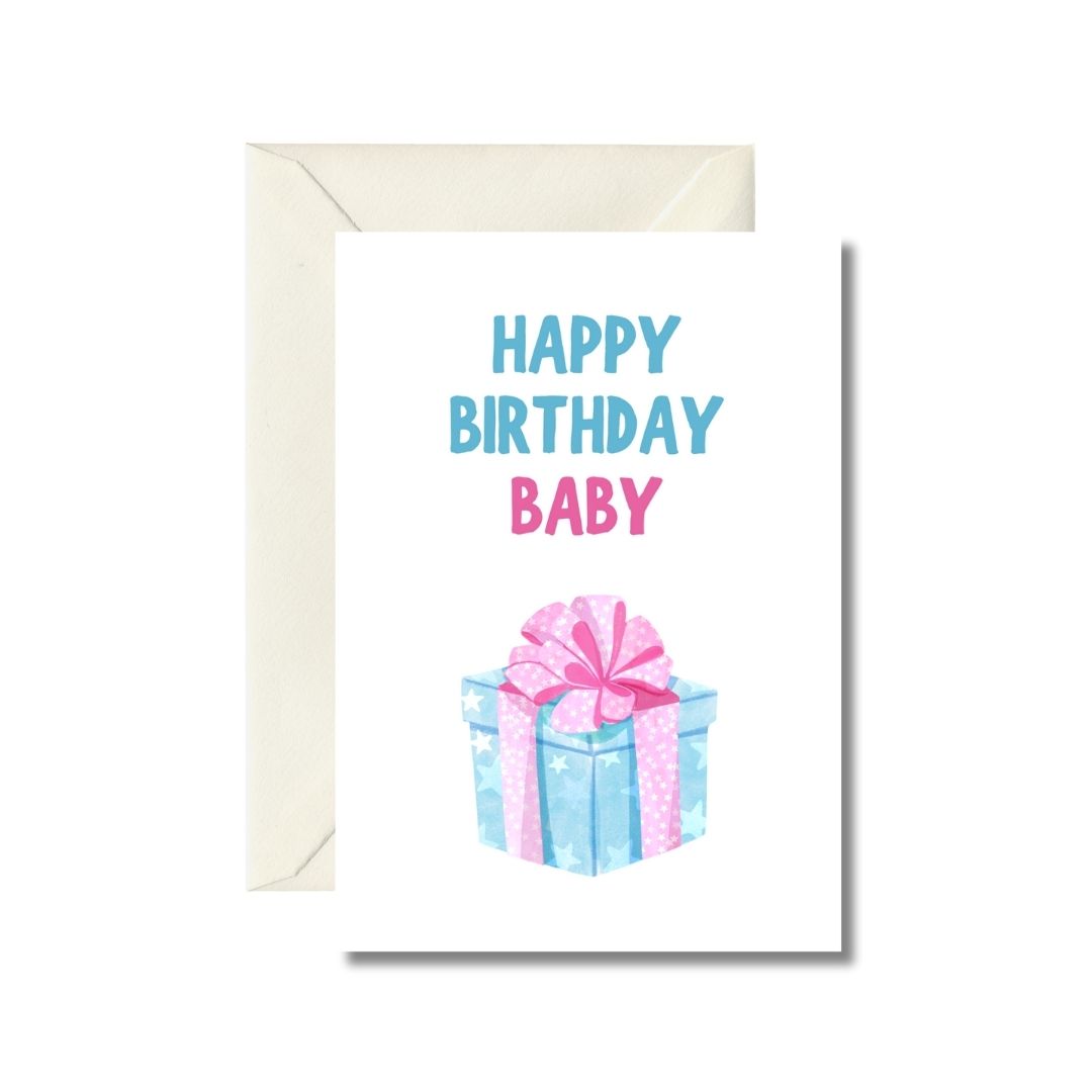 Happy Birthday Baby Greeting Card