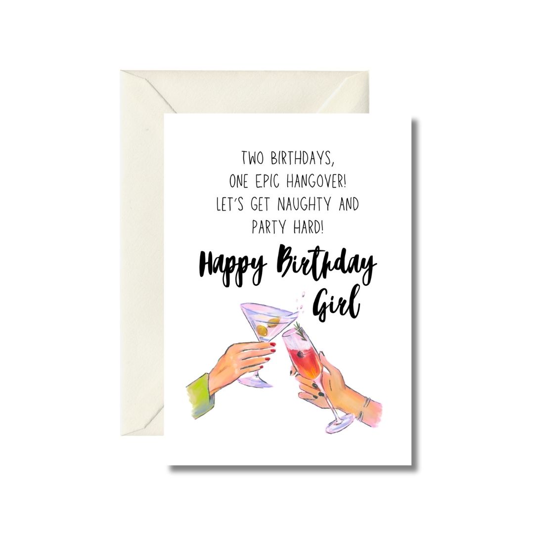 Happy Birthday Girl Greeting Card