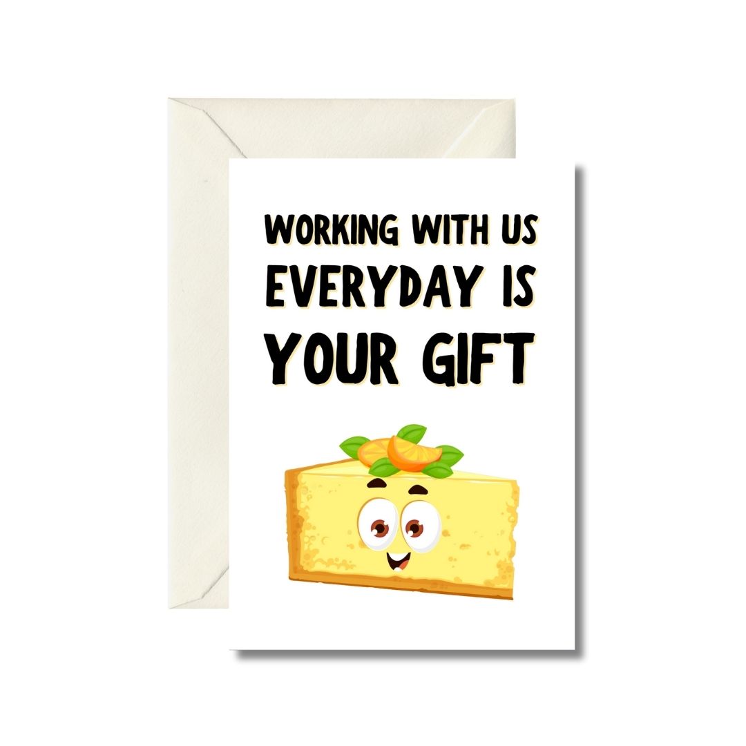 Cheerful Workplace Greeting Card