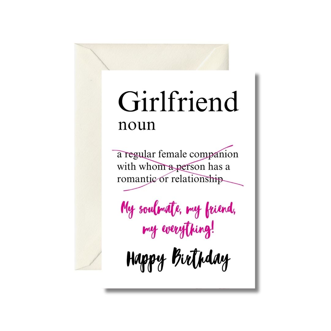 Girlfriend Birthday Greeting Card
