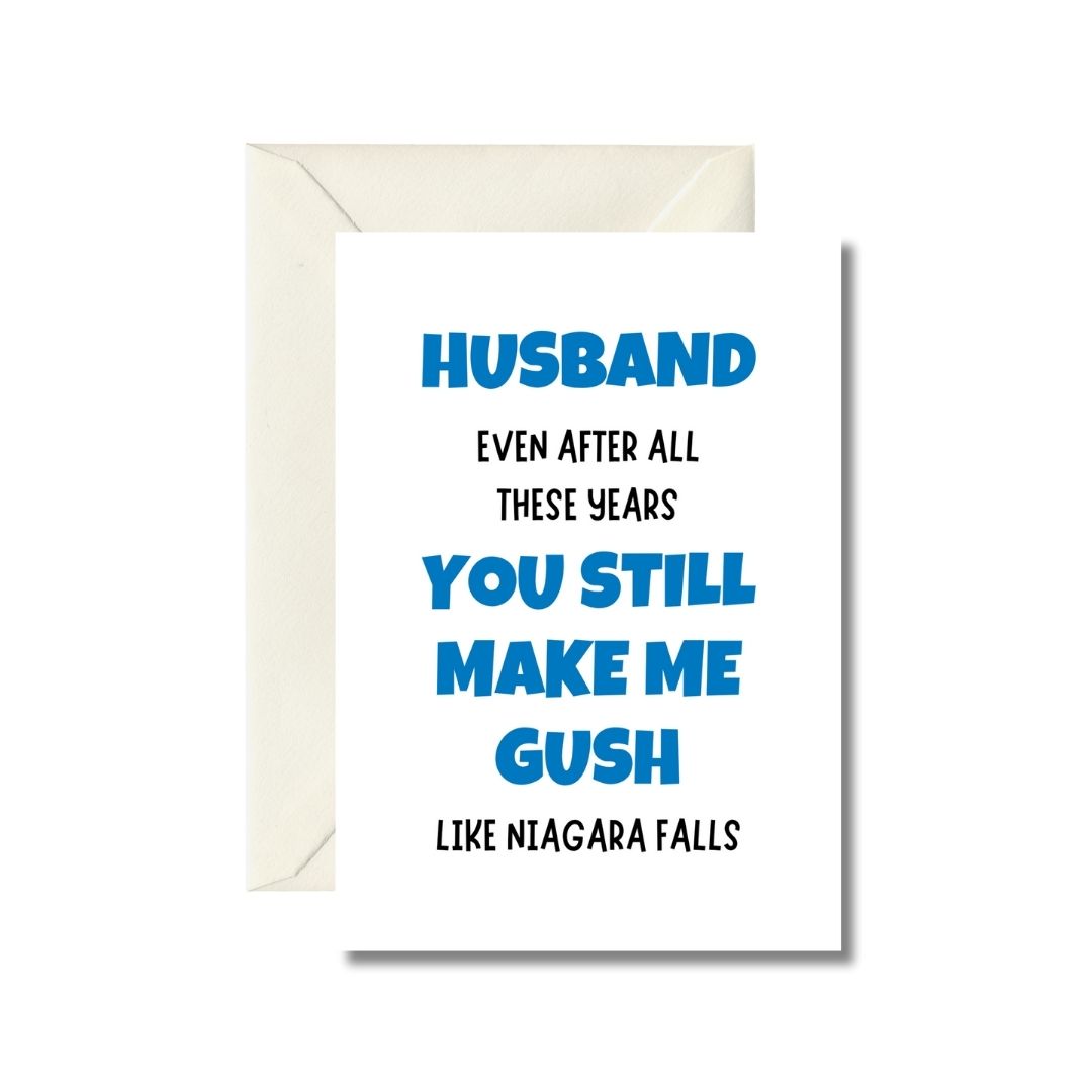 Husband Niagara Falls Greeting Card