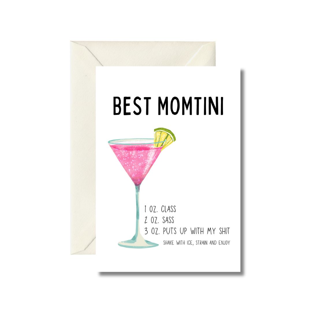 Best Momtini Greeting Card