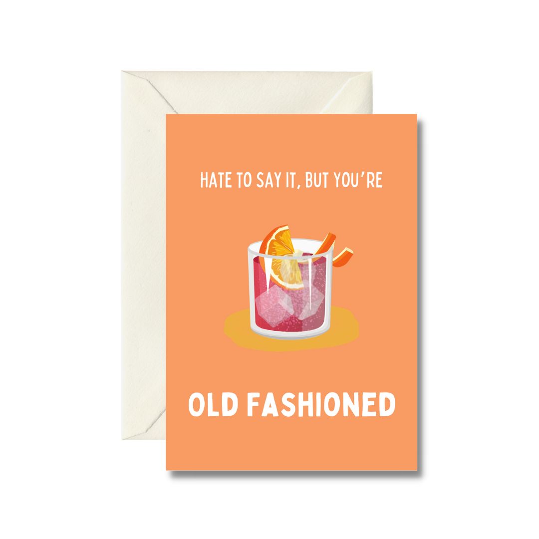Old Fashioned Birthday Card