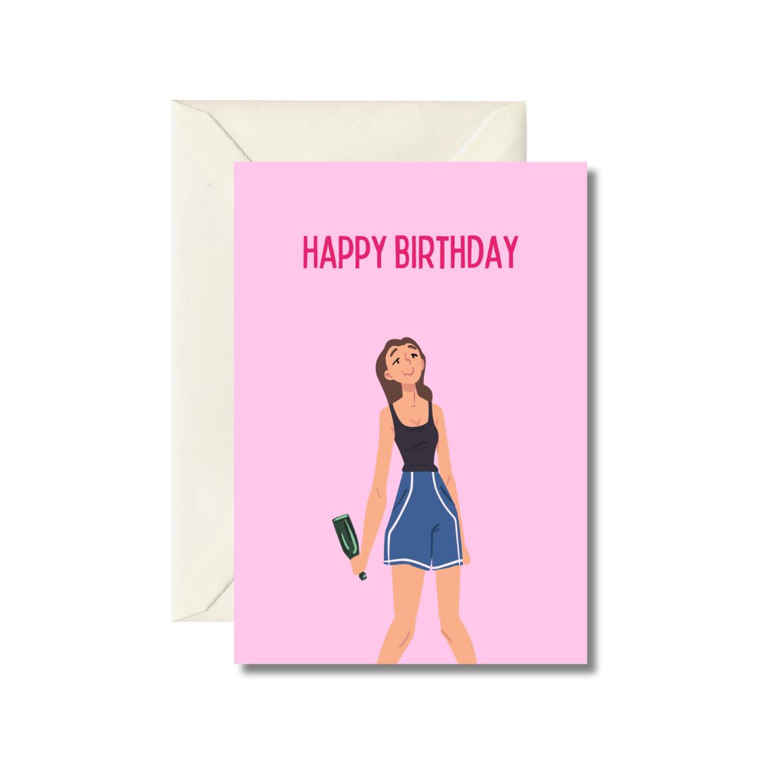 Celebration Girl Birthday Card