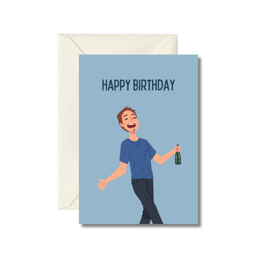 Cheerful Birthday Greeting Card