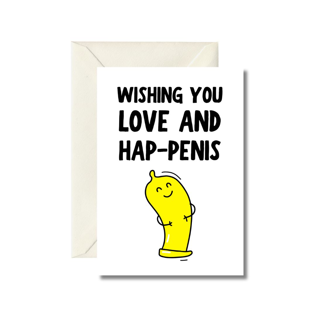 Humorous Love and Happiness Greeting Card