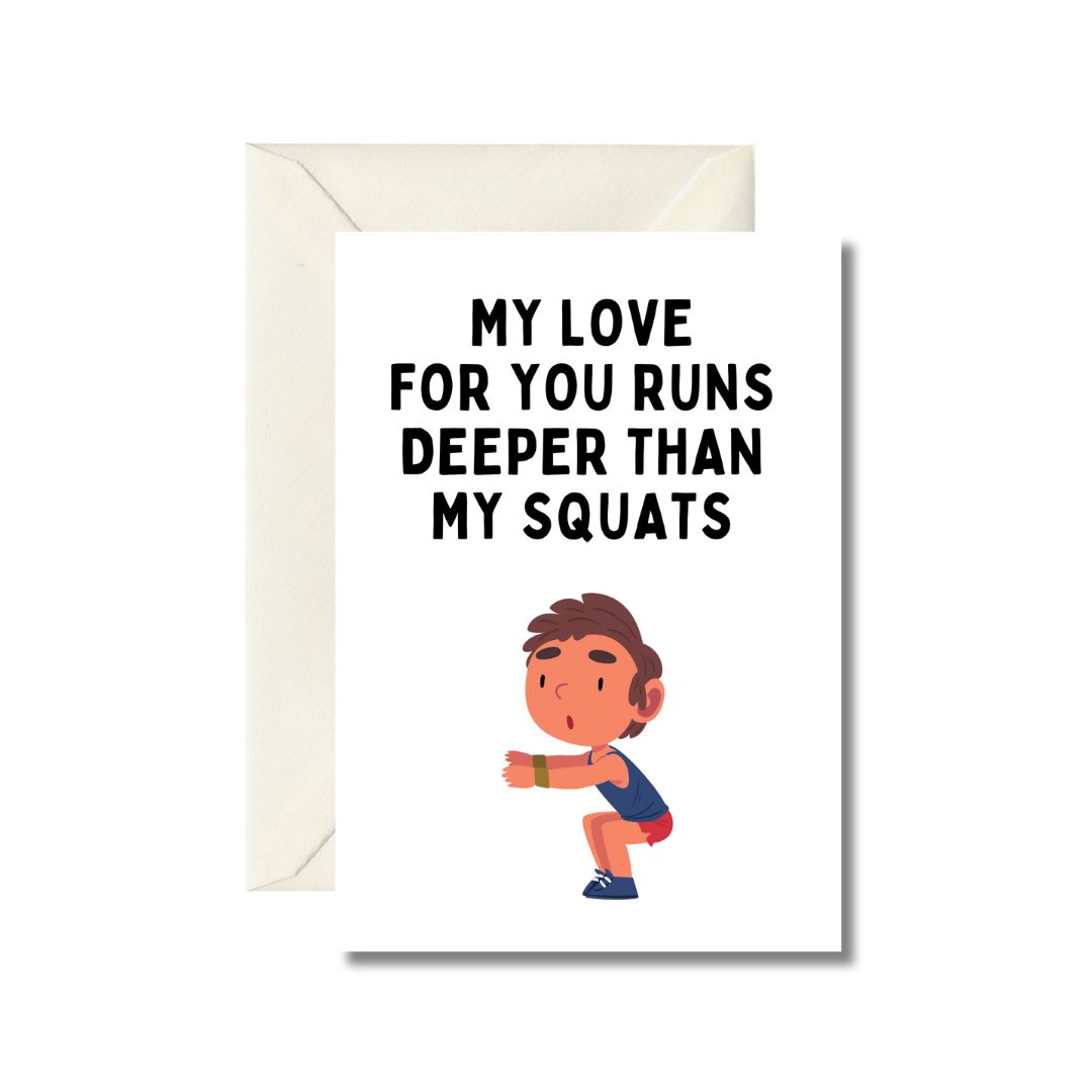 Fitness Love Greeting Card