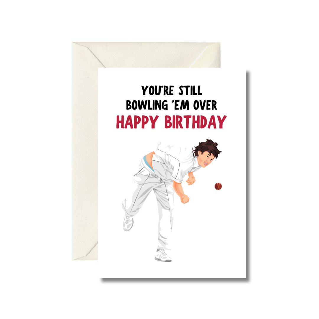Cricket-themed Birthday Card