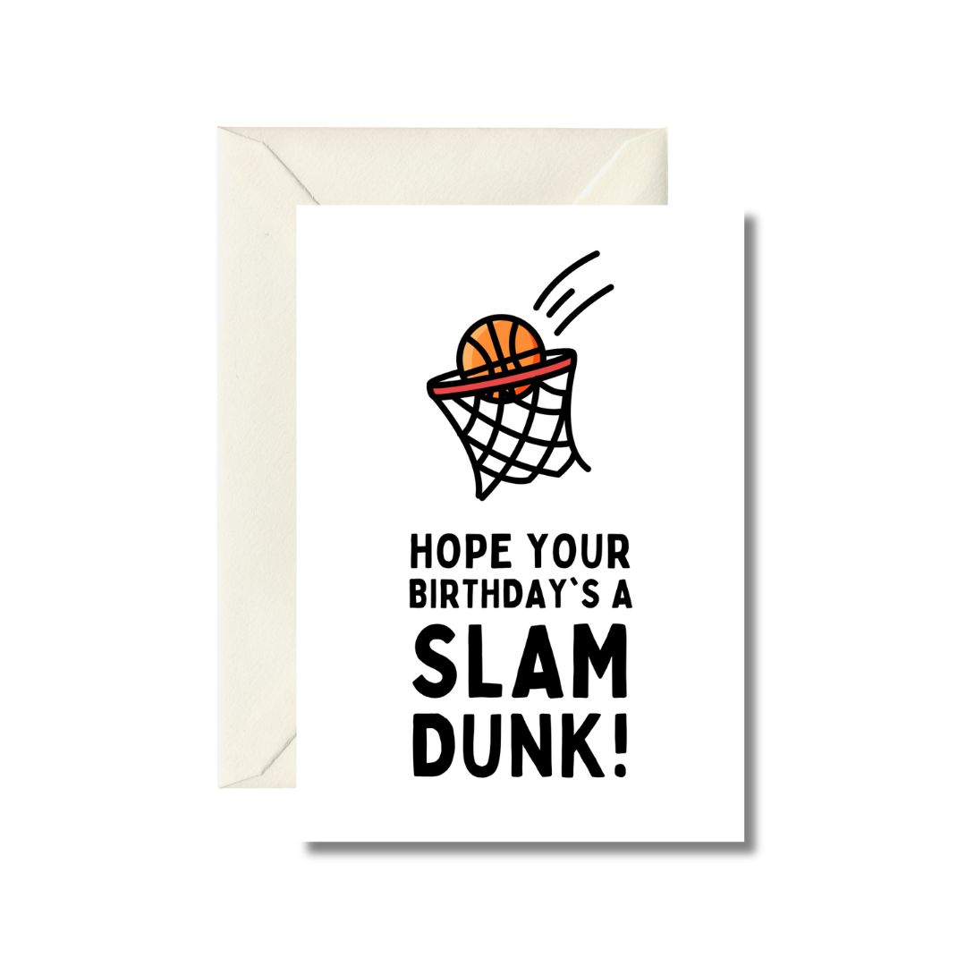 Basketball Birthday Card