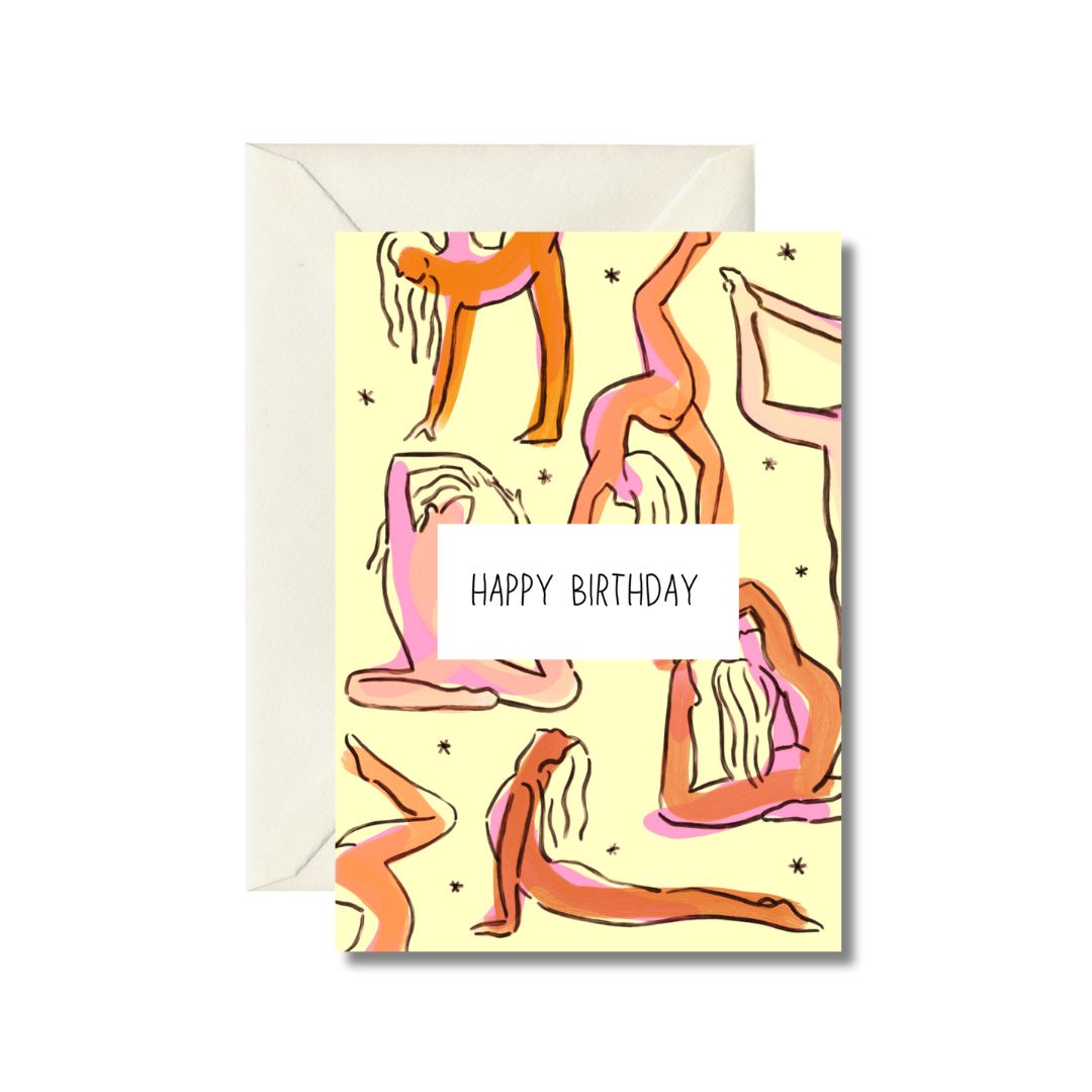 Abstract Art Birthday Card