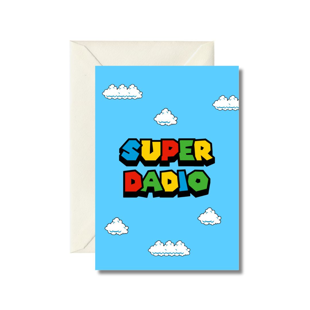 Super Dad-io Greeting Card