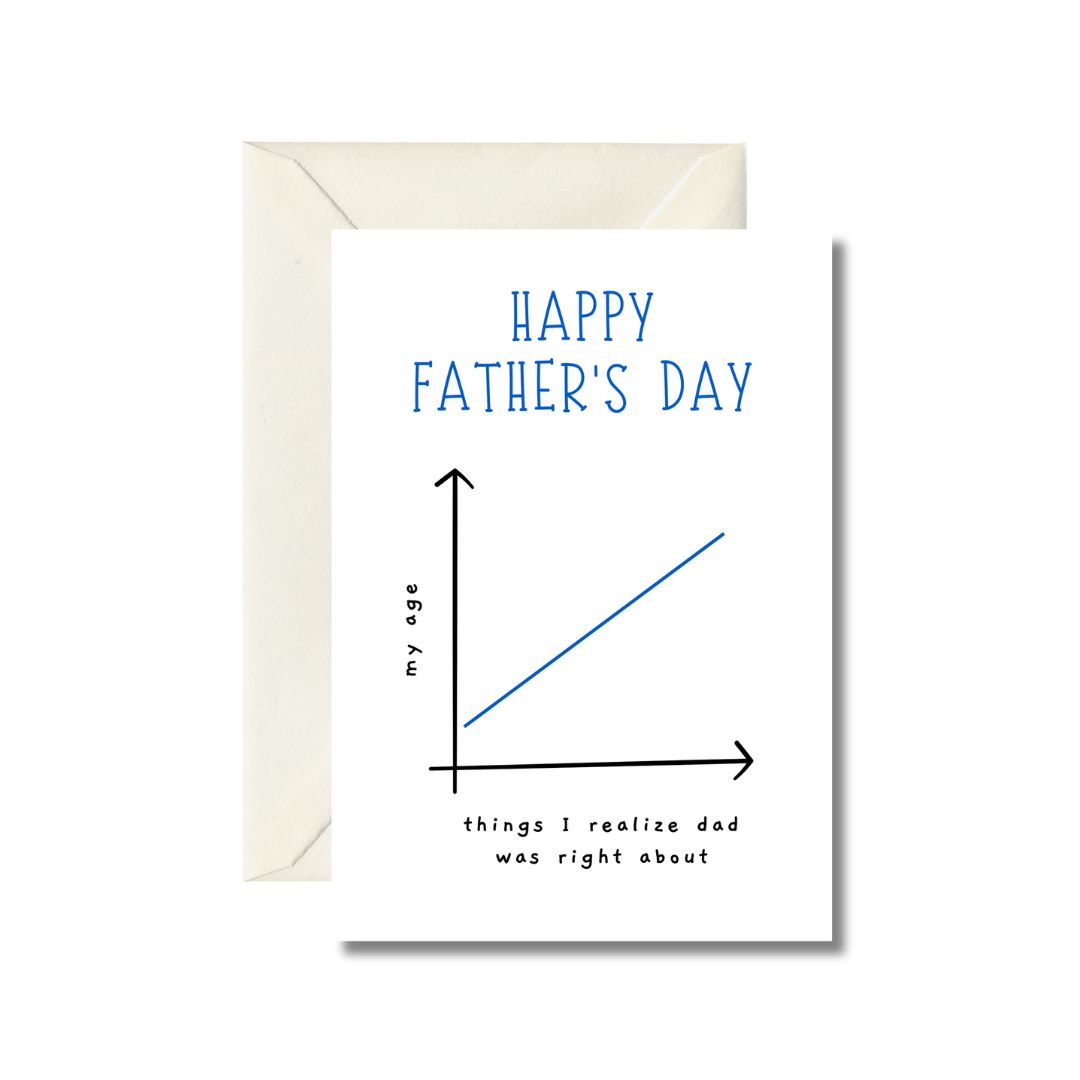 Happy Father's Day Graph Card