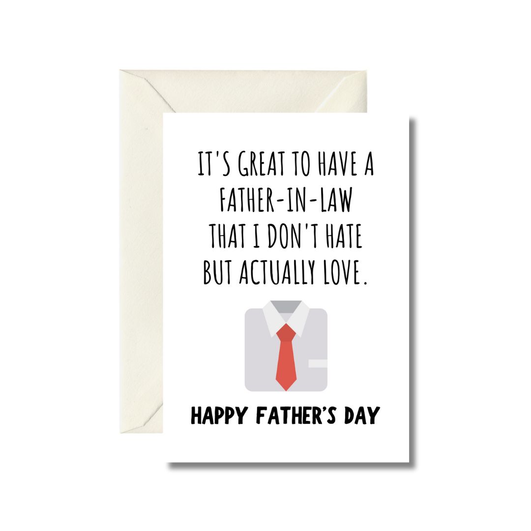 Father-in-Law Father's Day Greeting Card