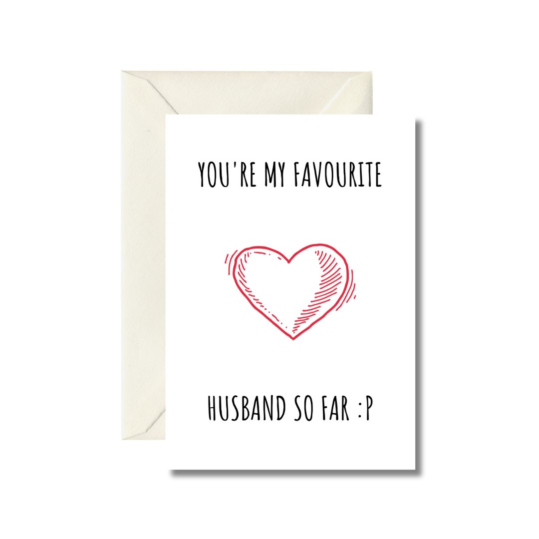 Favourite Husband Greeting Card