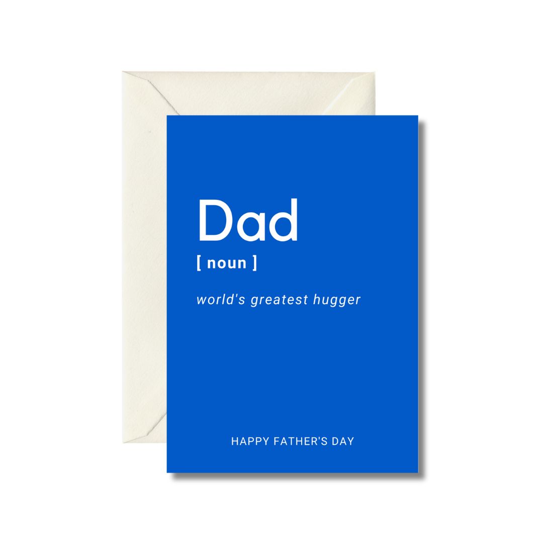 Father's Day Greeting Card - World's Greatest Hugger