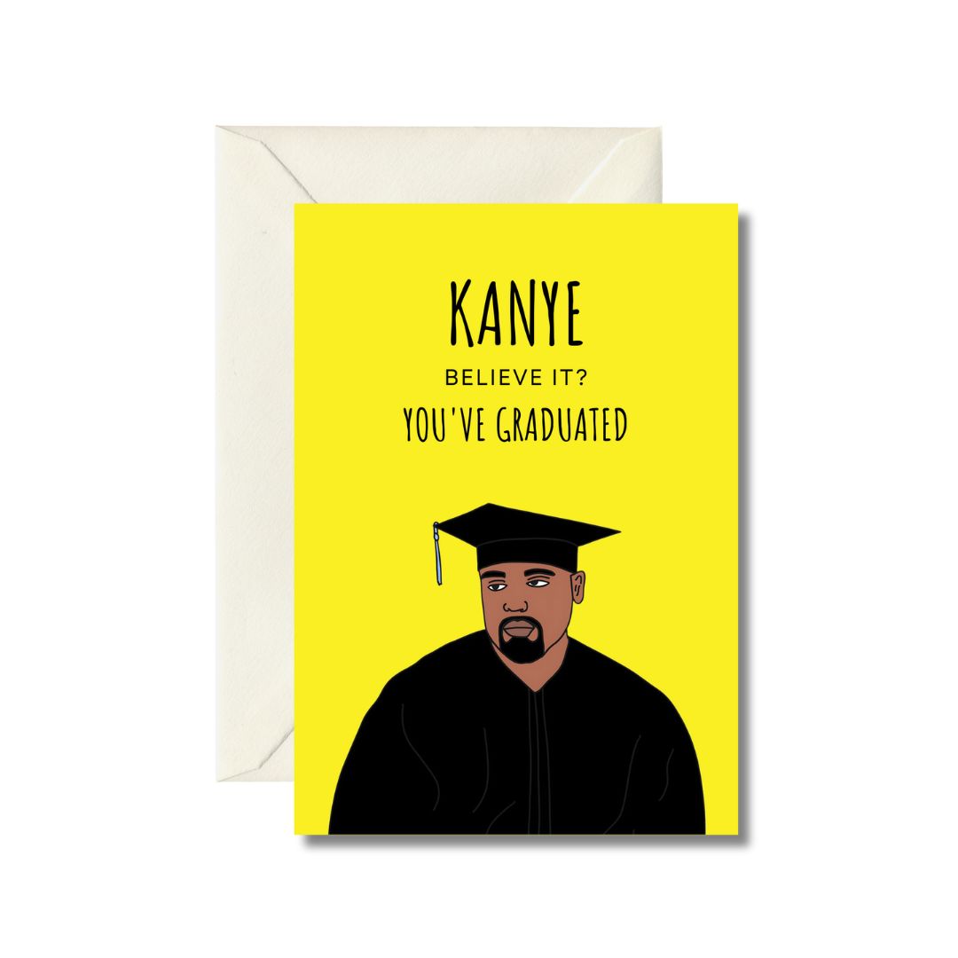 Kanye Graduation Greeting Card