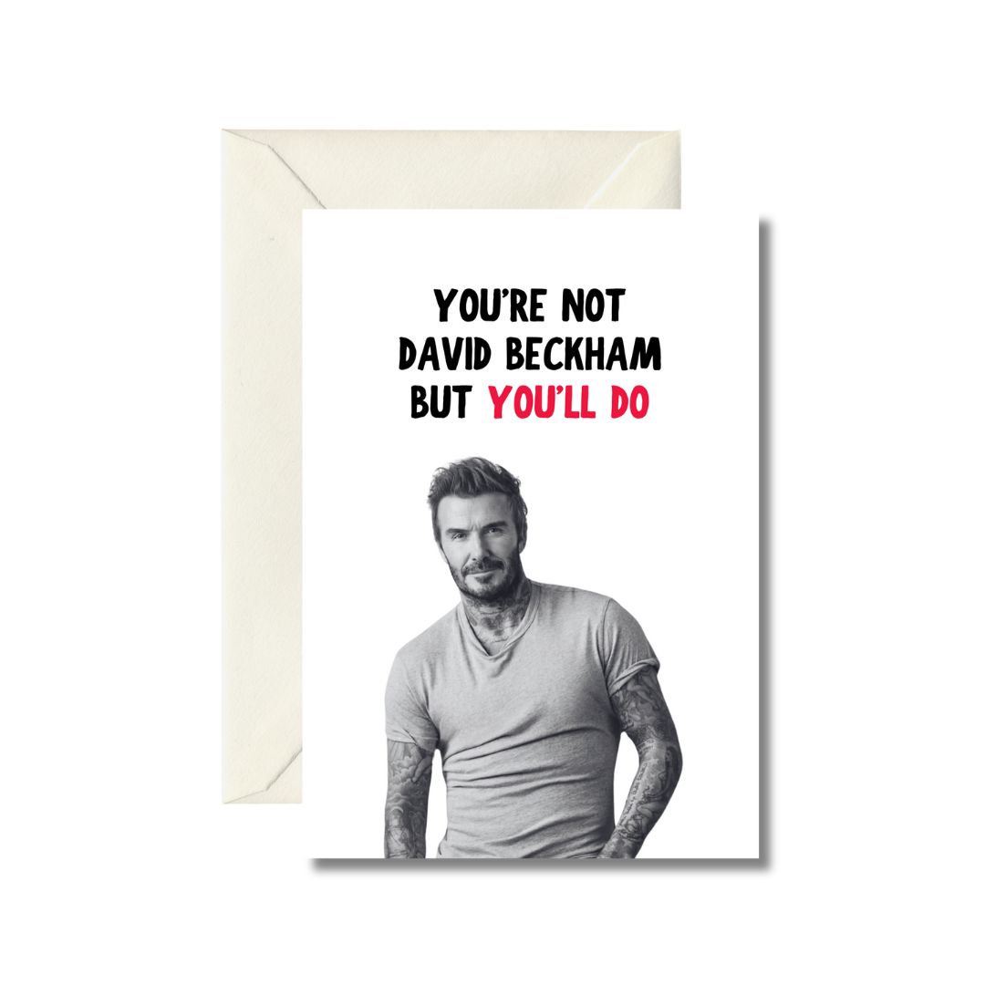 Humorous Celebrity Comparison Greeting Card