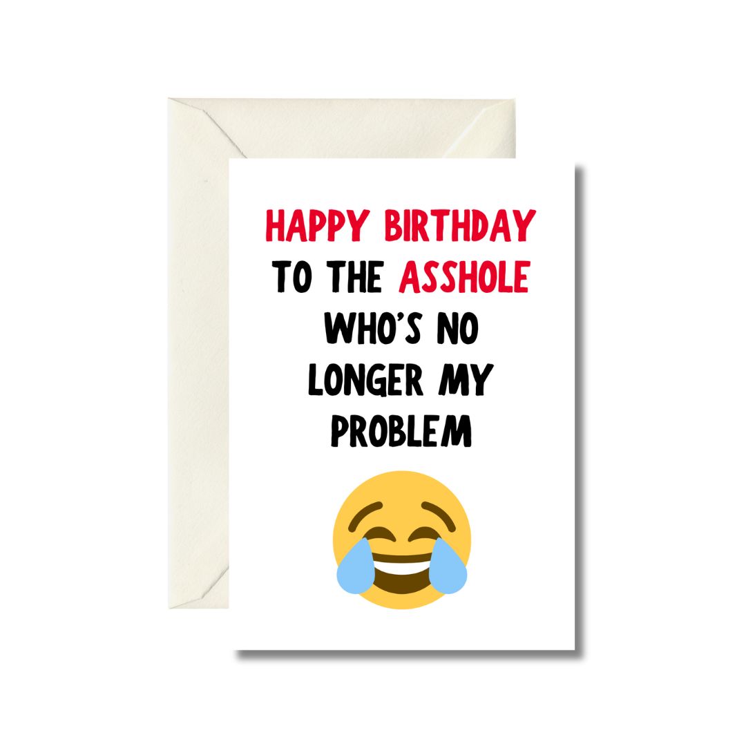 Funny Ex-Partner Birthday Card