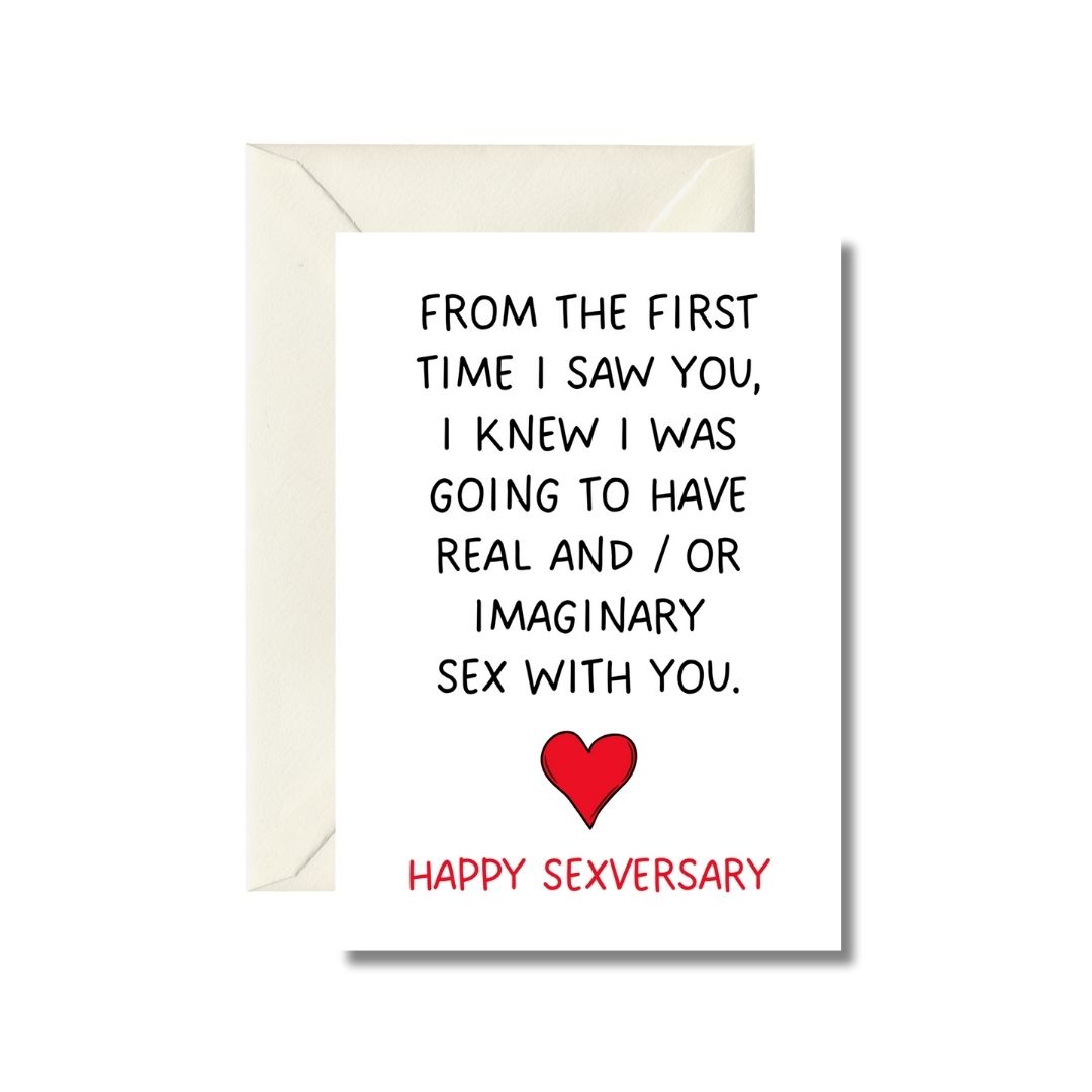 Happy Sexversary Greeting Card