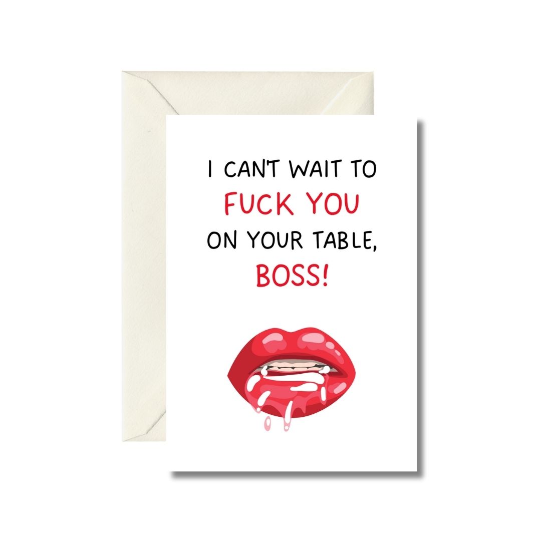 Inappropriate Adult Greeting Card
