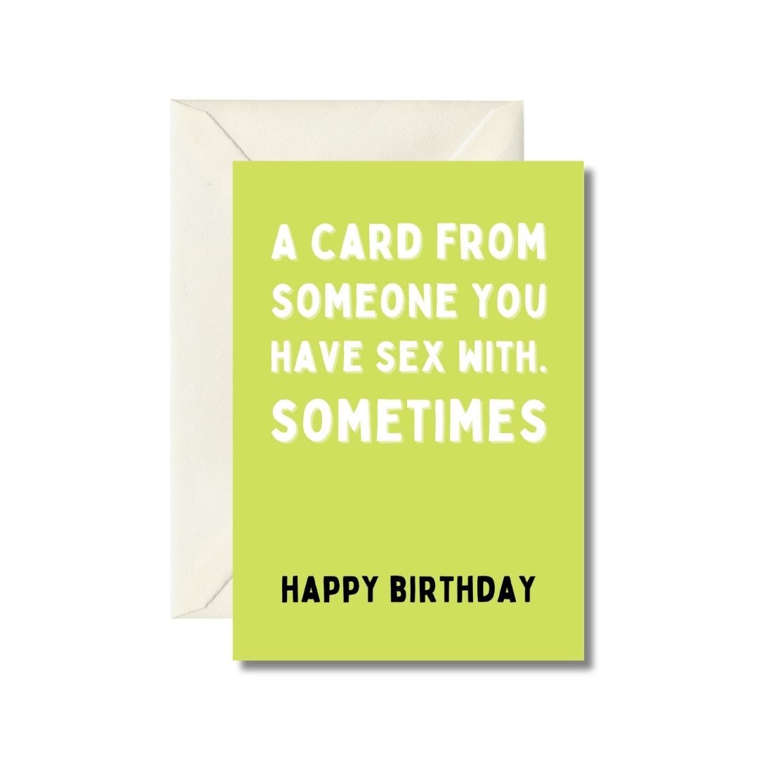 Humorous Birthday Card