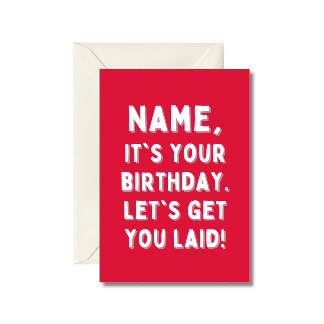 Humorous Birthday Greeting Card