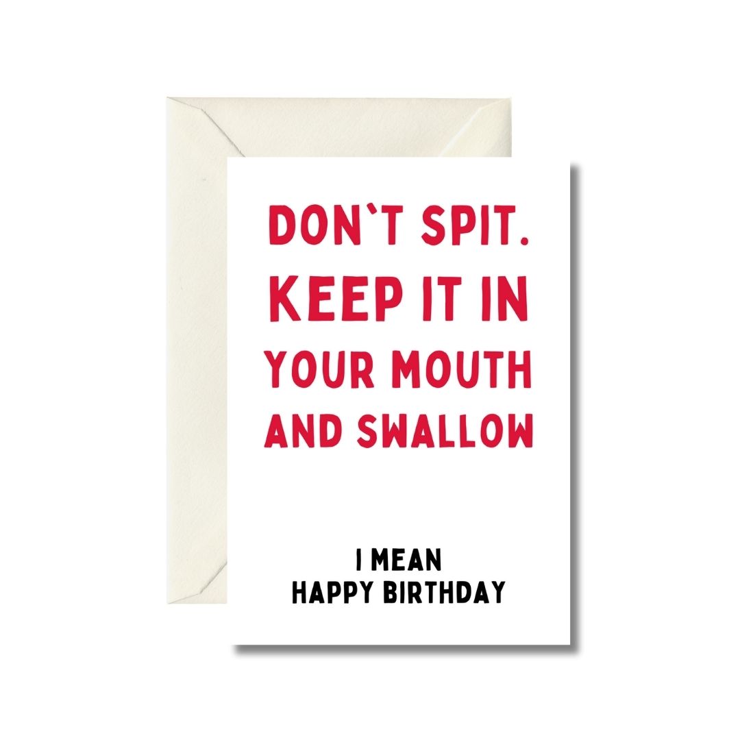 Humorous Birthday Greeting Card