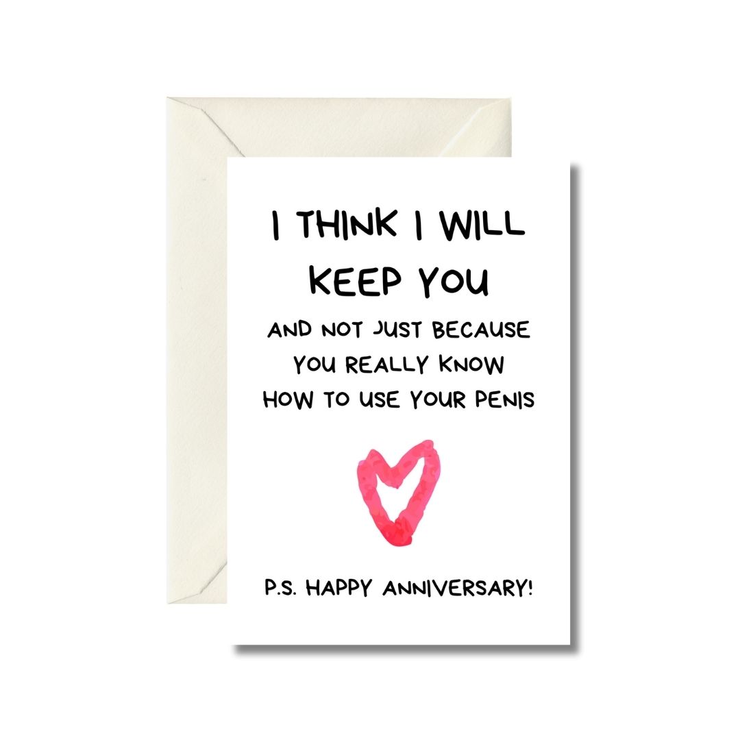Humorous Anniversary Greeting Card