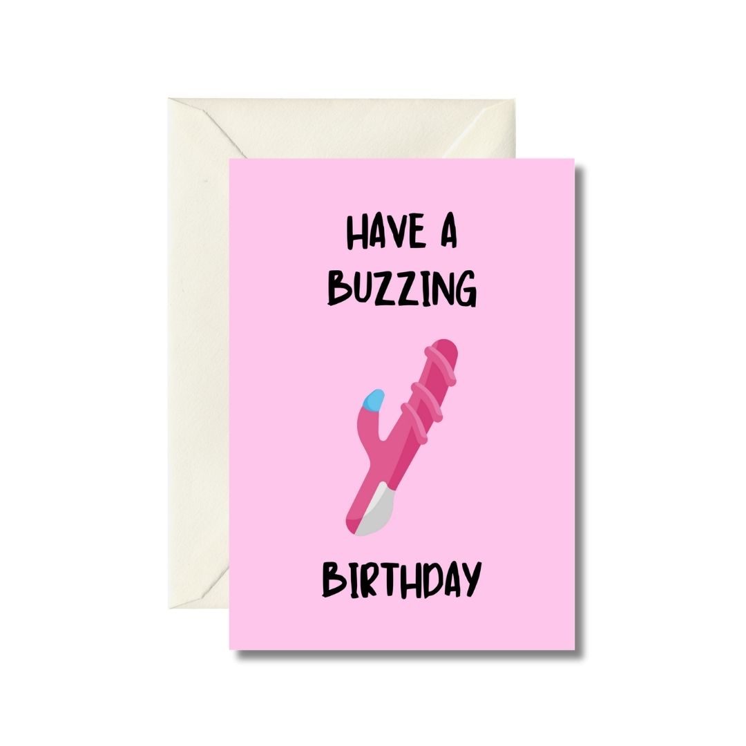 Buzzing Birthday Greeting Card
