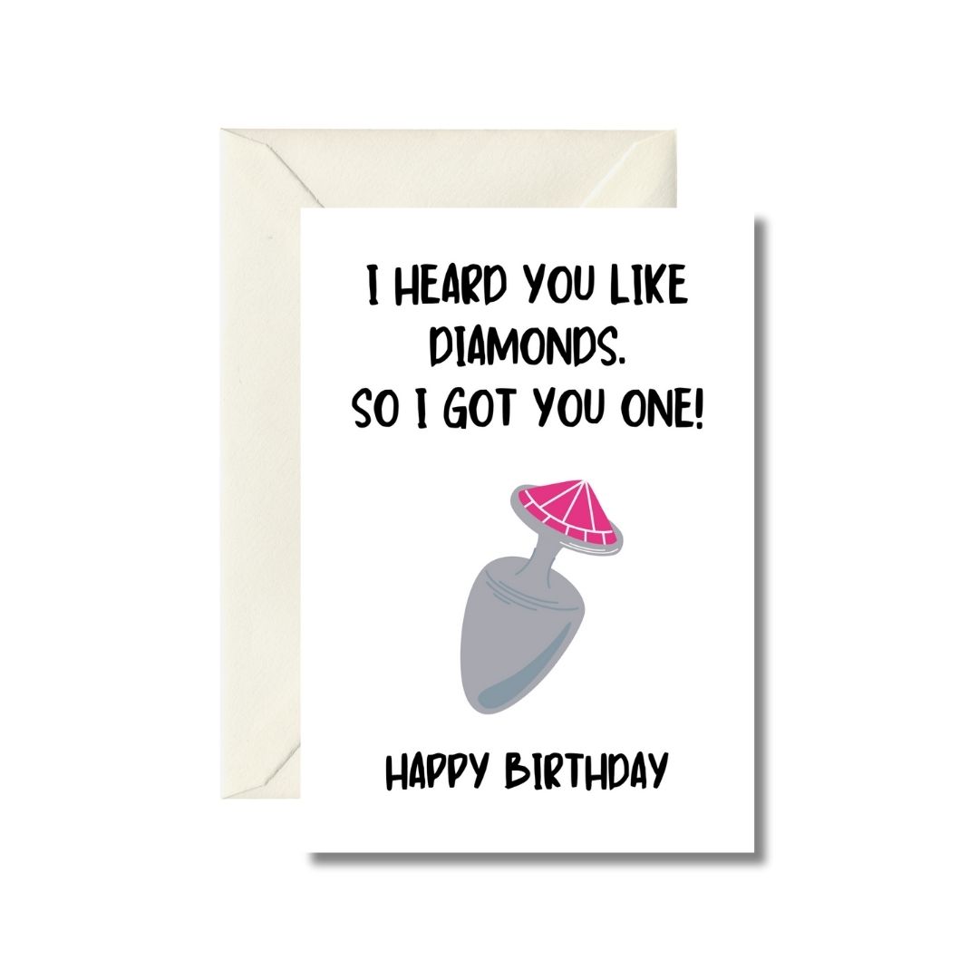 Diamond Birthday Greeting Card
